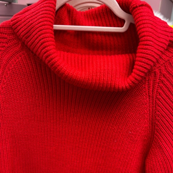 Anthropologie Red Sweater Dress NWOT Size XS - Picture 3 of 7